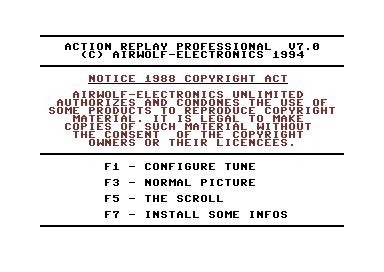 Action Replay Intro