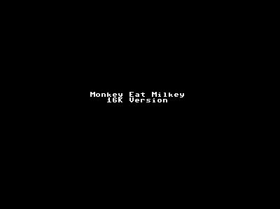 Monkey Eat Milkey [16kb cartridge]