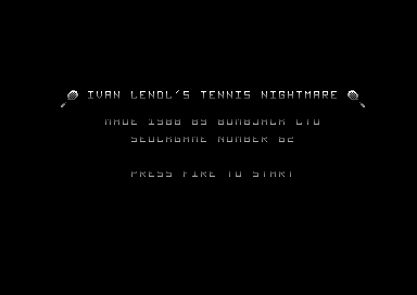 Ivan Lendl's Tennis Nightmare [seuck]