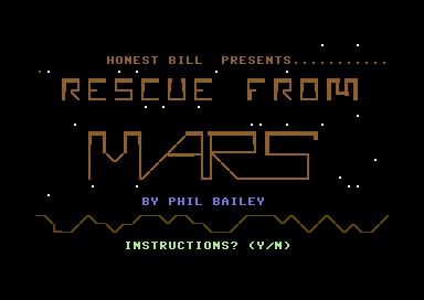 Rescue from Mars