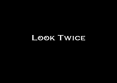 Look Twice