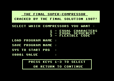 The Final Super-Compressor
