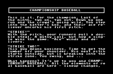 Championship Baseball Docs