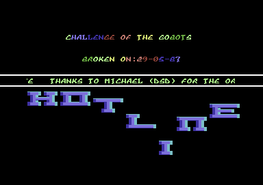 Challenge of the Gobots on the Moebius Strip +