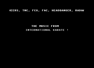 The Music from International Karate
