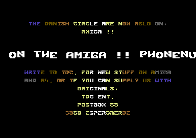TDC on Amiga!