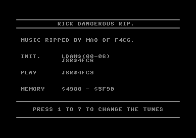 Rick Dangerous Rip