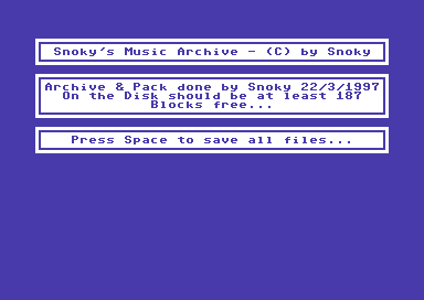 Snoky's Music Archive