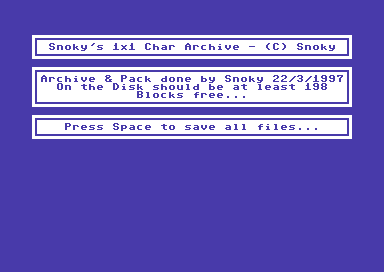 Snoky's 1x1 Char Archive