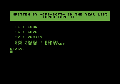 Turbo Tape II