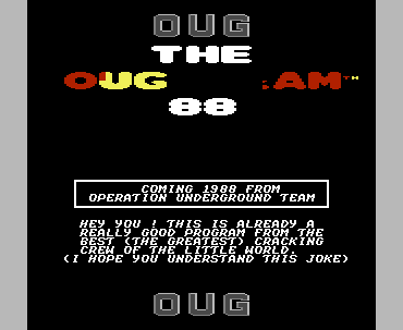 The OUG Team 88 Intro