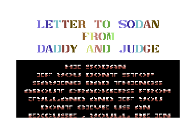 Letter to Sodan