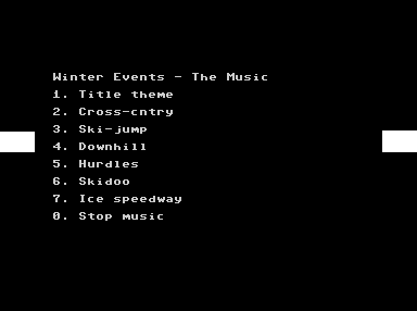 Winter Events - The Music