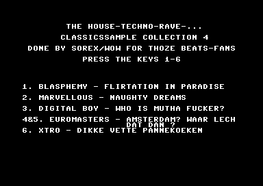 The House-Techno-Rave-... Classicsample Collection 4