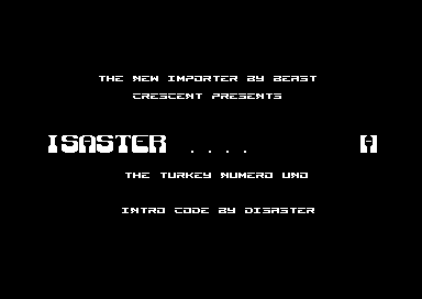 Disaster Intro 1