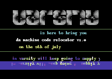 The Machine Code Relocator V1.0