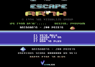 Escape from Arth +4