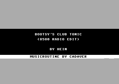Bootsy's Club Tonic