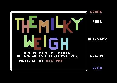 The Milky Weigh