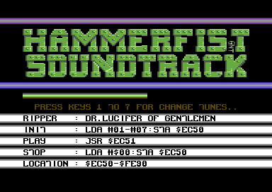 Hammerfist Soundtrack