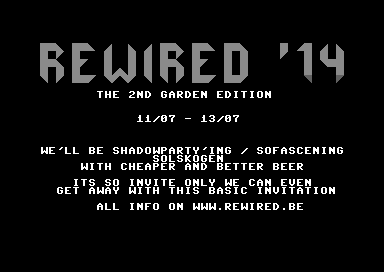 Rewired 2014 Invitation