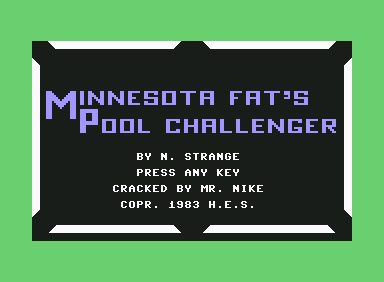 Minnesota Fat's Pool Challenger