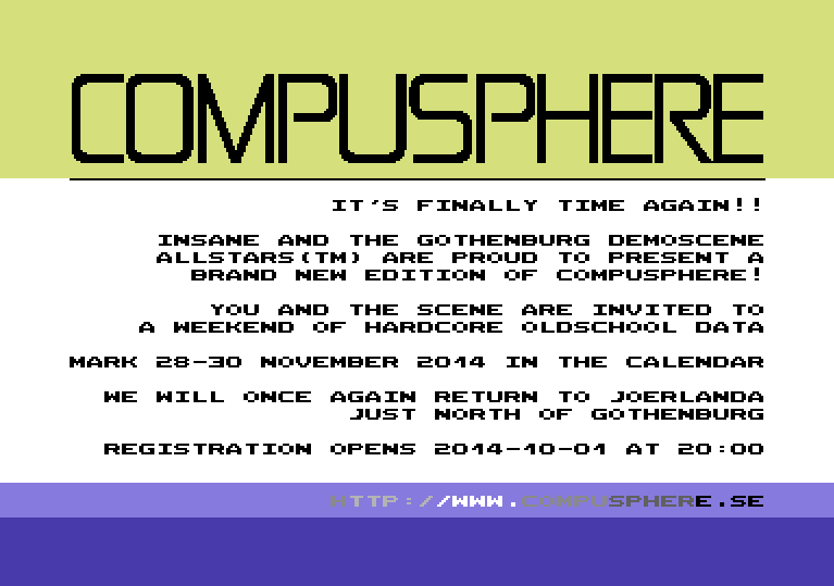 Compusphere 2014 invitation