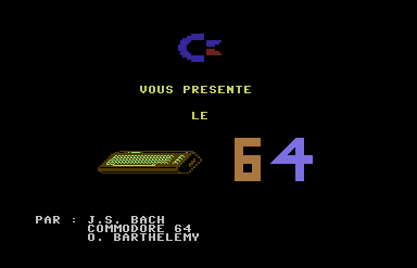CBM/64 Demo Bootstrap [french]