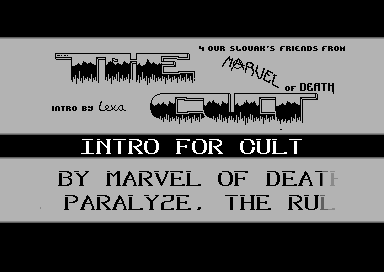 Intro For The Cult