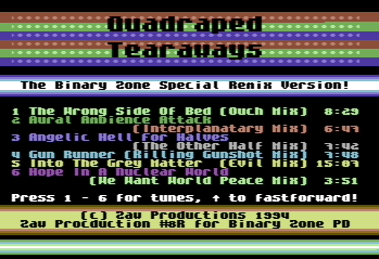 Quadraped Tearaways - The Binary Zone Special Remix Version
