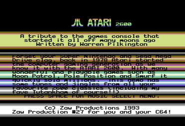 Tribute to the Atari 2600