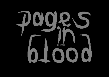 Pages in Blood