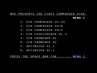 The First Compacker Disk