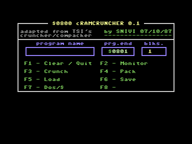 CRamCruncher 0.1
