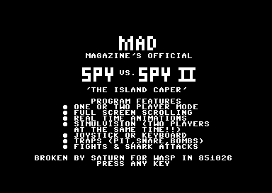 Spy vs. Spy II - The Island Caper