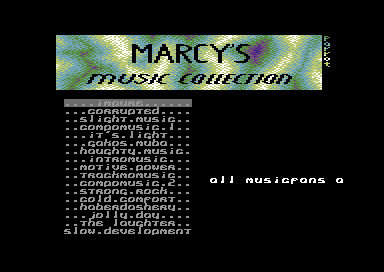 Marcy's Music Collection