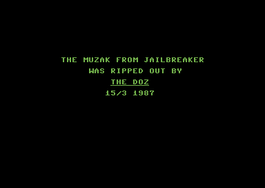 The Muzak from Jailbreaker
