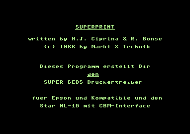 Superprint [german]