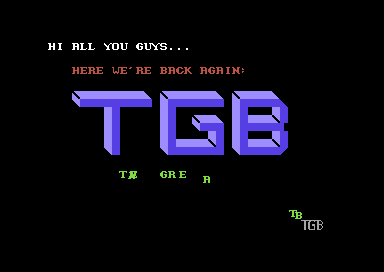 Message from TGB