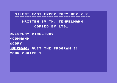 Silent Fast Error Copy V2.2+