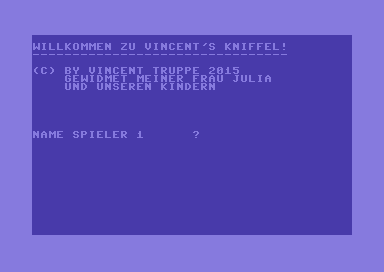 Yahtzee / Kniffel (german) V2 Basic