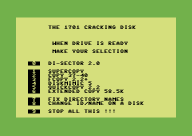 The 1701 Cracking Disk