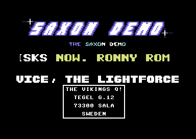 Saxon Demo