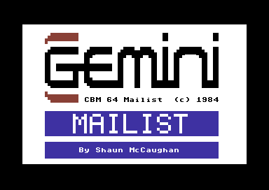 Gemini Mailist