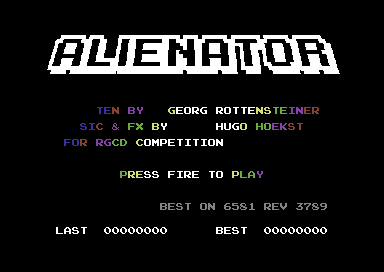 Alienator [16kb cartridge]