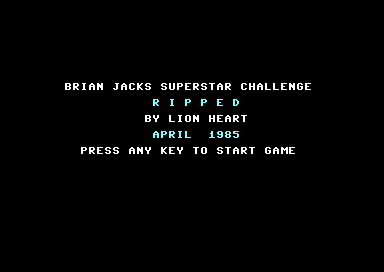 Brian Jack's Superstar Challenge