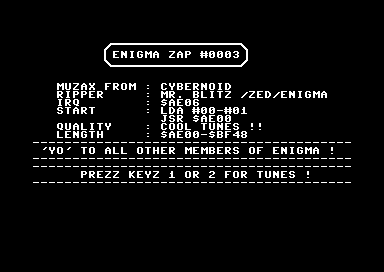 Enigma Zap #0003