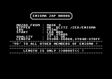 Enigma Zap #0006