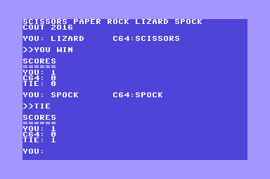Scissors Paper Rock Lizard Spock
