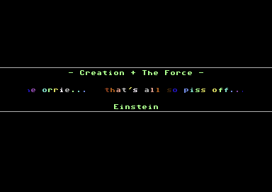 Creation + The Force Intro
